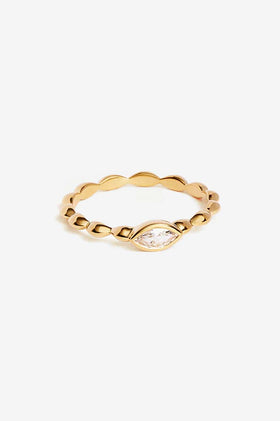 By Charlotte Lucky Eye Ring - Gold