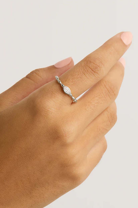 By Charlotte Lucky Eye Ring - Silver
