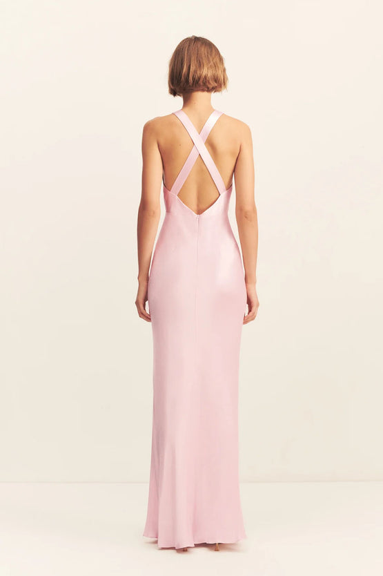 Shona Joy La Lune Plunged Maxi - Blossom