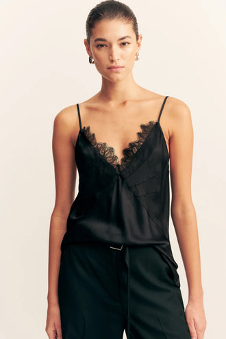 Shona Joy Maisie Lace Cami - Black