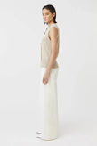 Camilla and Marc Macie Sleeveless Cardi - Oat