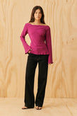 Ruby Madrid Top - Magenta