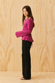 Ruby Madrid Top - Magenta