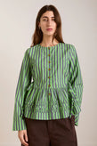 Damson Madder Madison Blouse - Navy Green