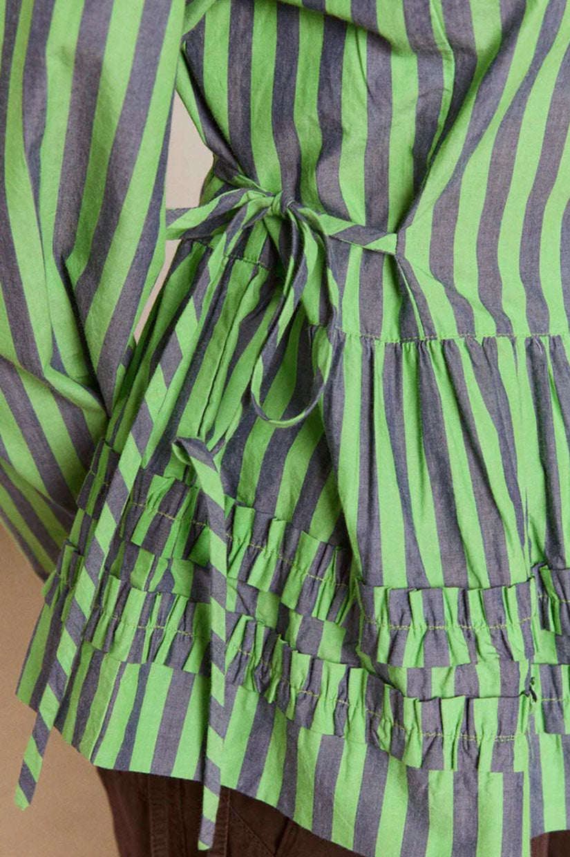 Damson Madder Madison Blouse - Navy Green