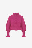 Ruby Matilda Zip Cardigan - Magenta