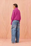 Ruby Matilda Zip Cardigan - Magenta