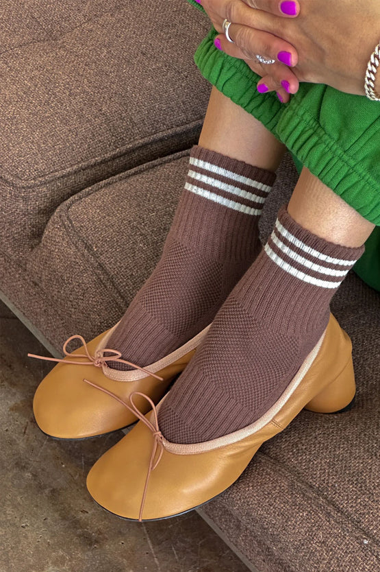 Le Bon Shoppe Girlfriend Socks - Mahogany