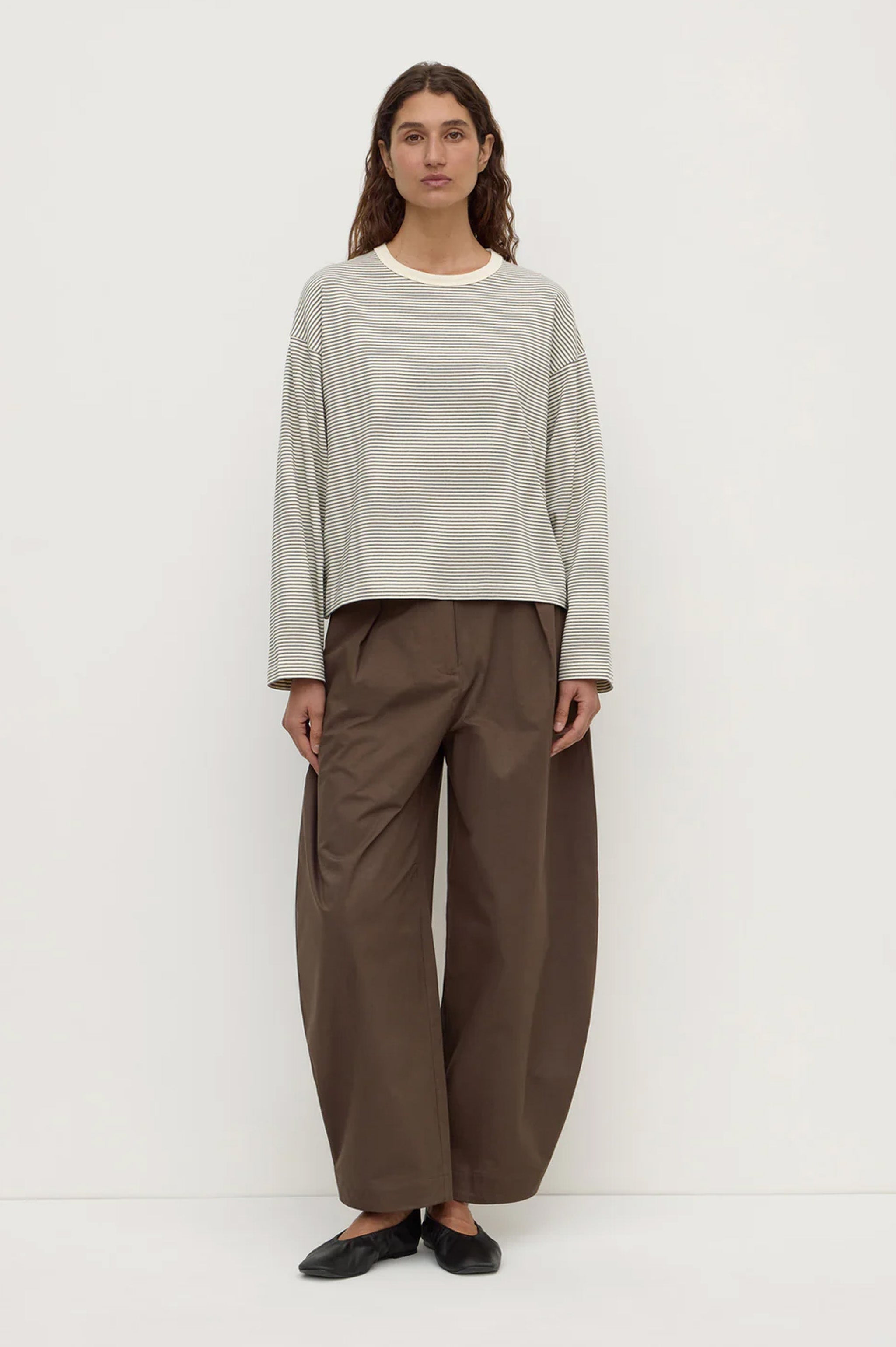 Assembly Malone Wide Sleeve Tee - Cream/Black