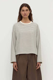 Assembly Malone Wide Sleeve Tee - Cream/Black