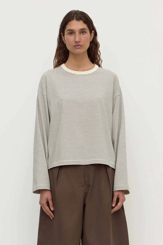 Assembly Malone Wide Sleeve Tee - Cream/Black
