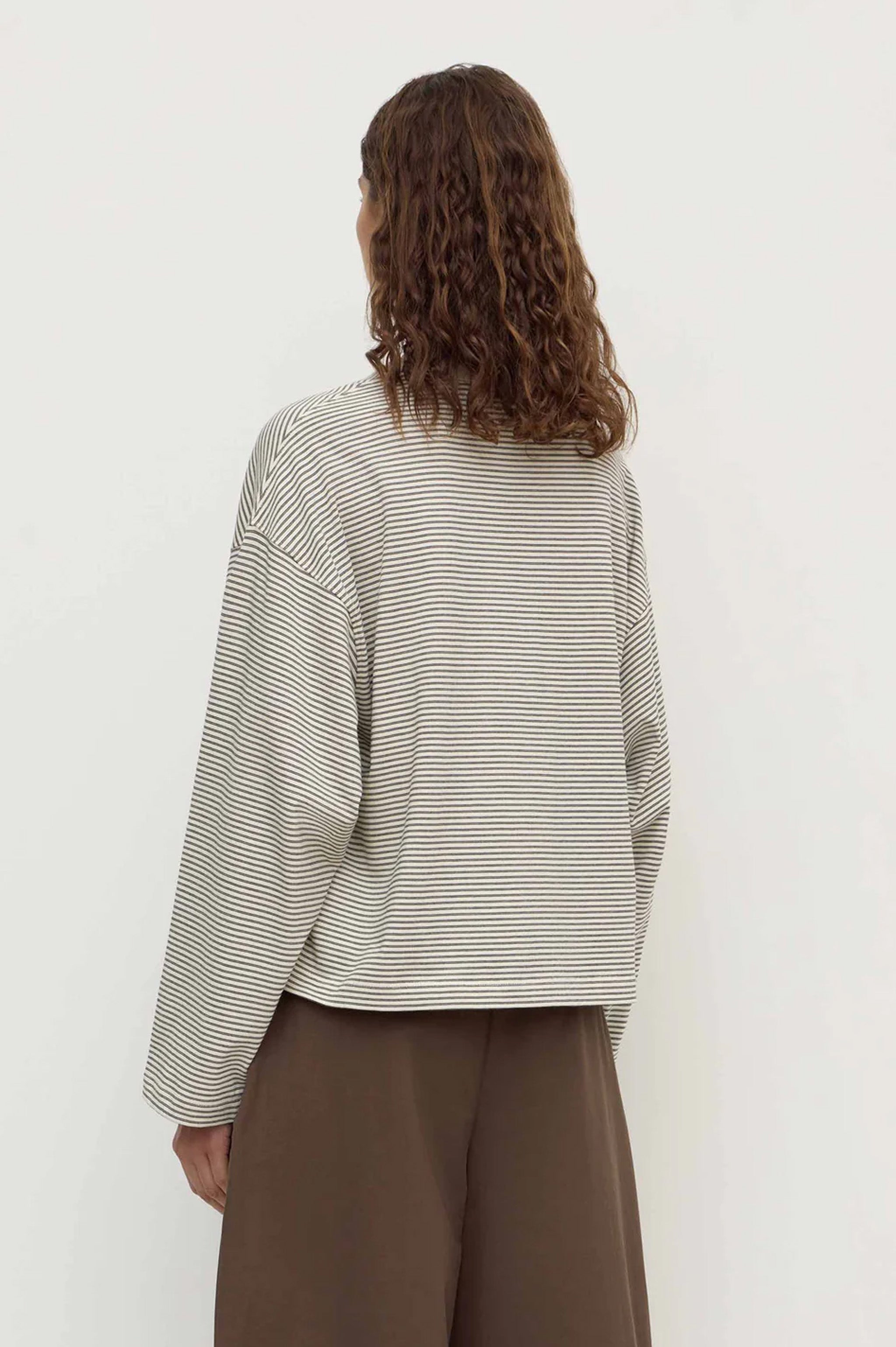 Assembly Malone Wide Sleeve Tee - Cream/Black