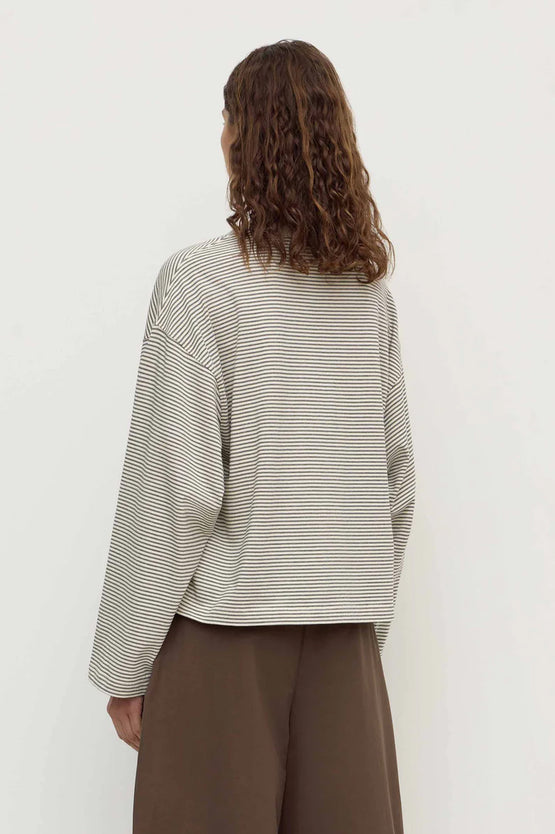 Assembly Malone Wide Sleeve Tee - Cream/Black