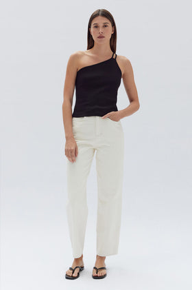 Assembly Mandy Asymmetric Top - Black