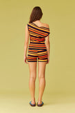 Ruby Marla Shorts - Tangerine Navy