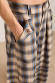 Damson Madder Mara Trouser - Blur Check