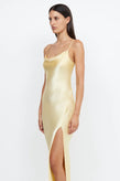 Bec & Bridge Margot Spilt Maxi - Butter Yellow
