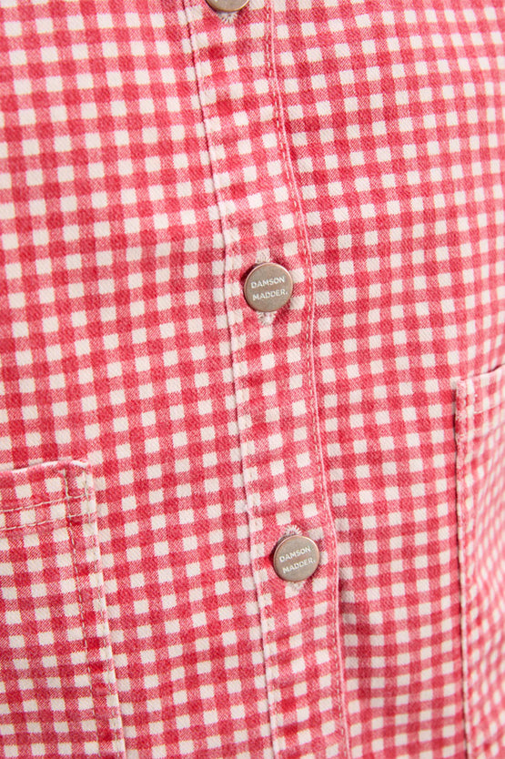 Damson Madder Mari Top - Red Gingham