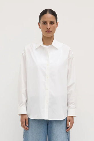 Assembly Marigold Poplin Shirt - White