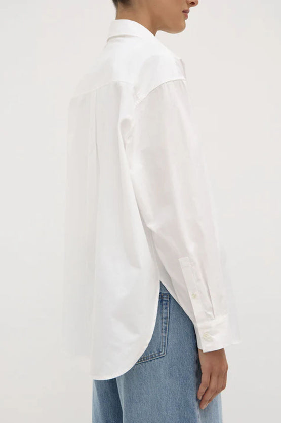 Assembly Marigold Poplin Shirt - White