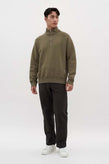 Norse Projects Marten Organic Zip - Green