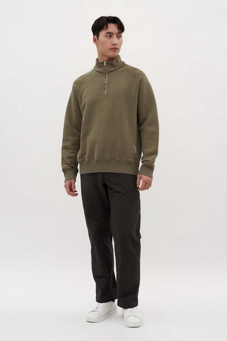 Norse Projects Marten Organic Zip - Green