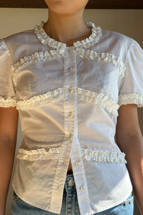 Ruby Martha Blouse - White