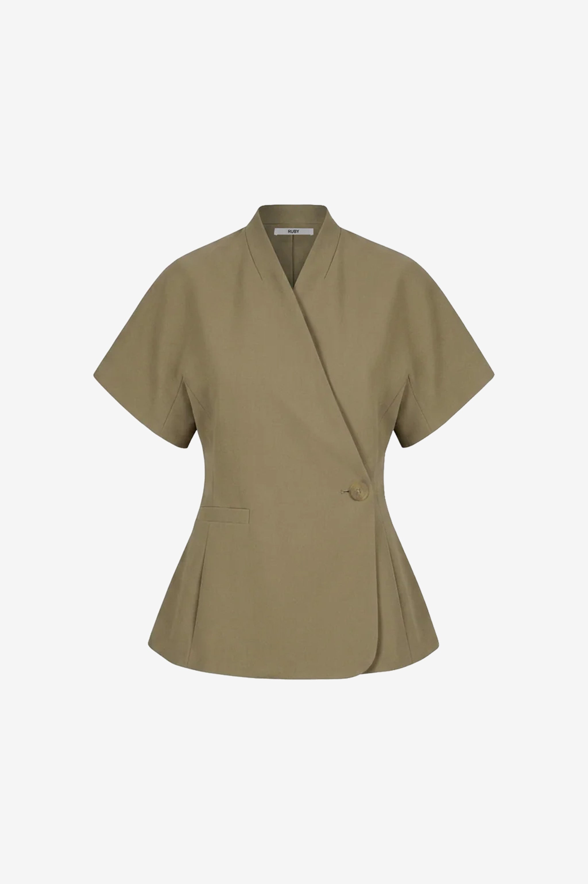 Ruby Coco Short Sleeve Blazer - Martini
