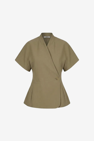 Ruby Coco Short Sleeve Blazer - Martini