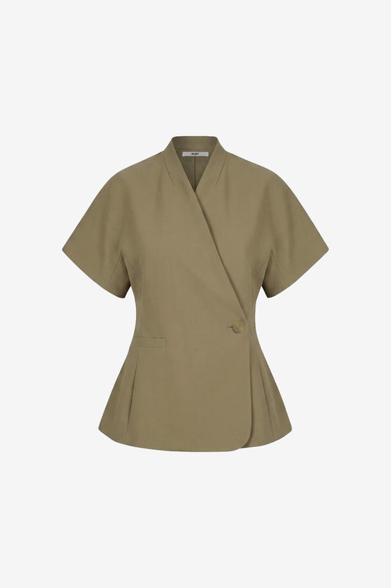 Ruby Coco Short Sleeve Blazer - Martini