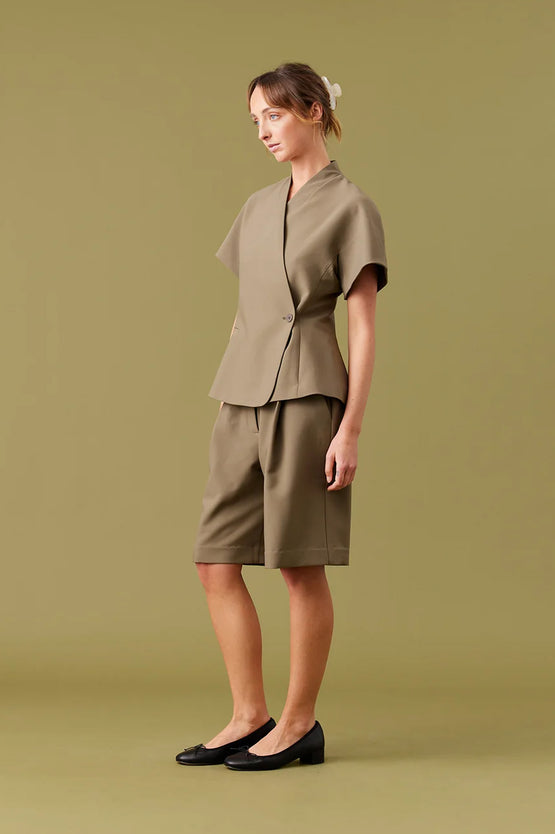 Ruby Coco Short Sleeve Blazer - Martini