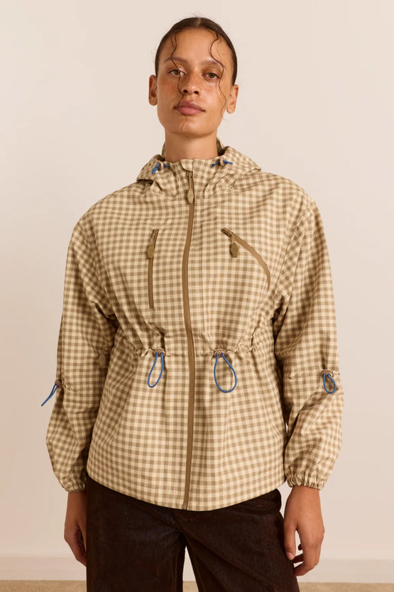 Damson Madder Matilda Raincoat - Gingham