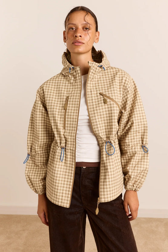 Damson Madder Matilda Raincoat - Gingham