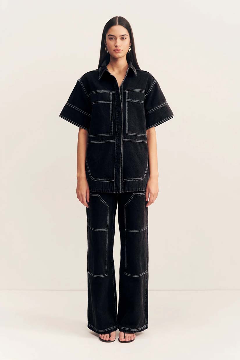 Shona Joy Mercer SS Shirt - Black