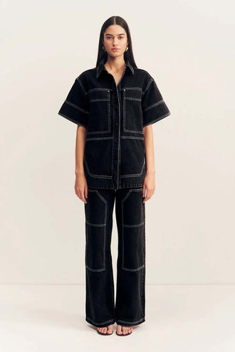 Shona Joy Mercer SS Shirt - Black