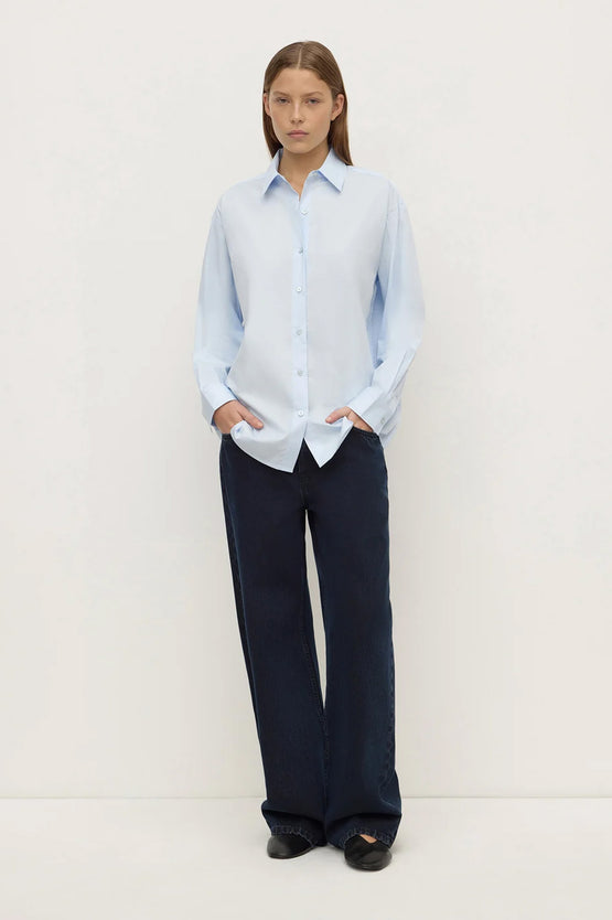 Assembly Micha Poplin Shirt - Powder