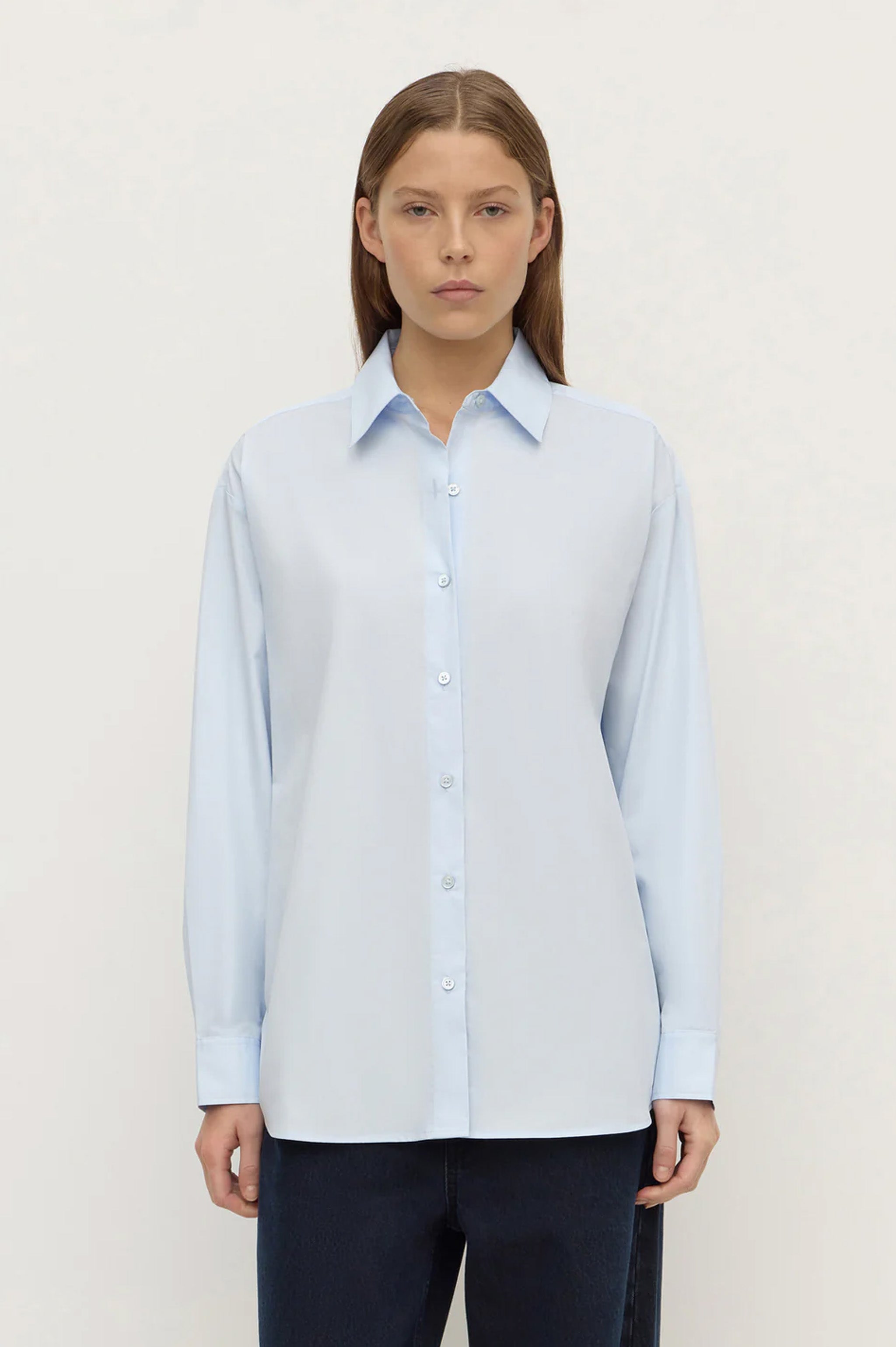 Assembly Micha Poplin Shirt - Powder