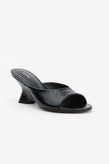 Alias Mae Mina Heel - Black Oily Crinkle