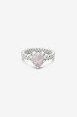 Stolen Girlfriends Club Mini Love Claw Ring - Silver Bello Opal