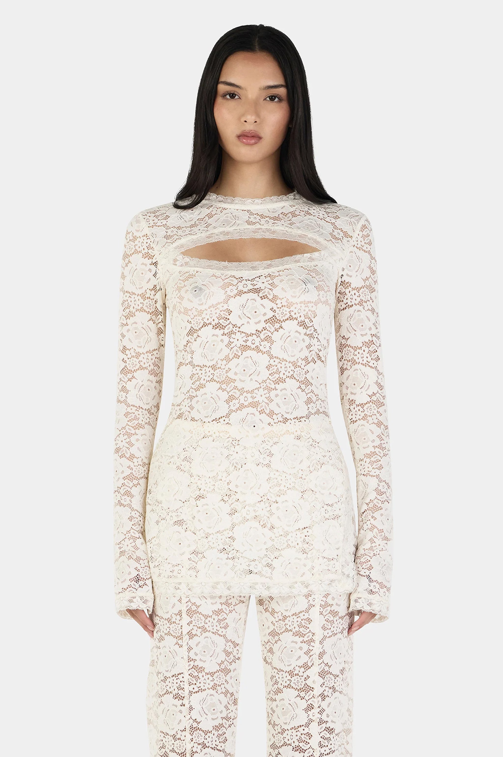 Ownley Misha LS Top - Ivory