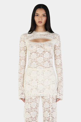 Ownley Misha LS Top - Ivory