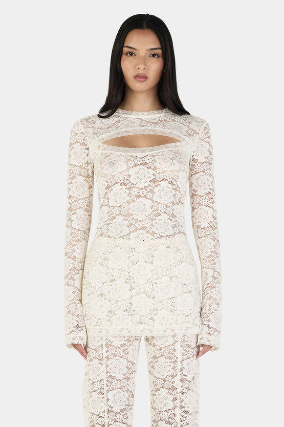 Ownley Misha LS Top - Ivory