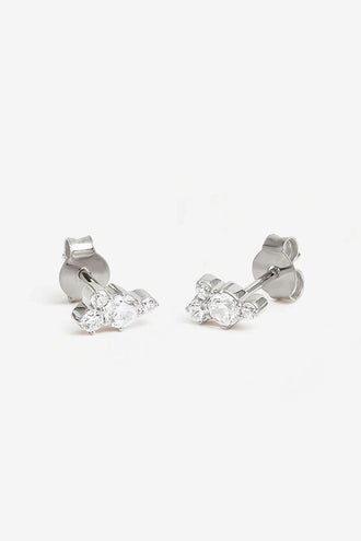 By Charlotte Mist Stud Earrings - Silver