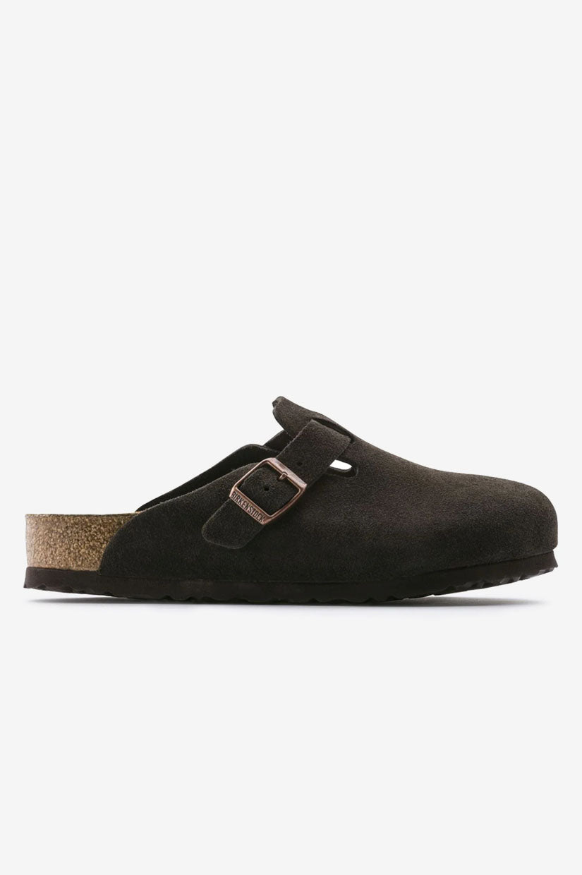 Birkenstock Boston SFB Suede - Mocha