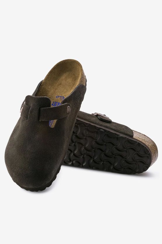 Birkenstock Boston SFB Suede - Mocha