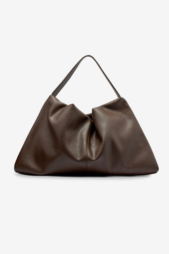 Brie Leon Harlow Slouch Mono Tote - Choc Nappa