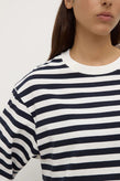 Assembly Monte Stripe SS Tee - Navy/White