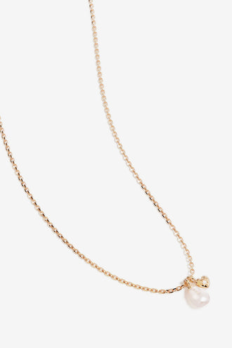 By Charlotte Under The Moonlight Pearl Necklace - Gold