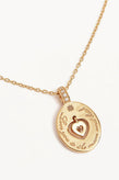 By Charlotte Love You To Moon Necklace - Gold