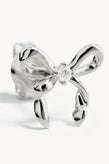 By Charlotte Forever More Bow Stud Earrings - Silver